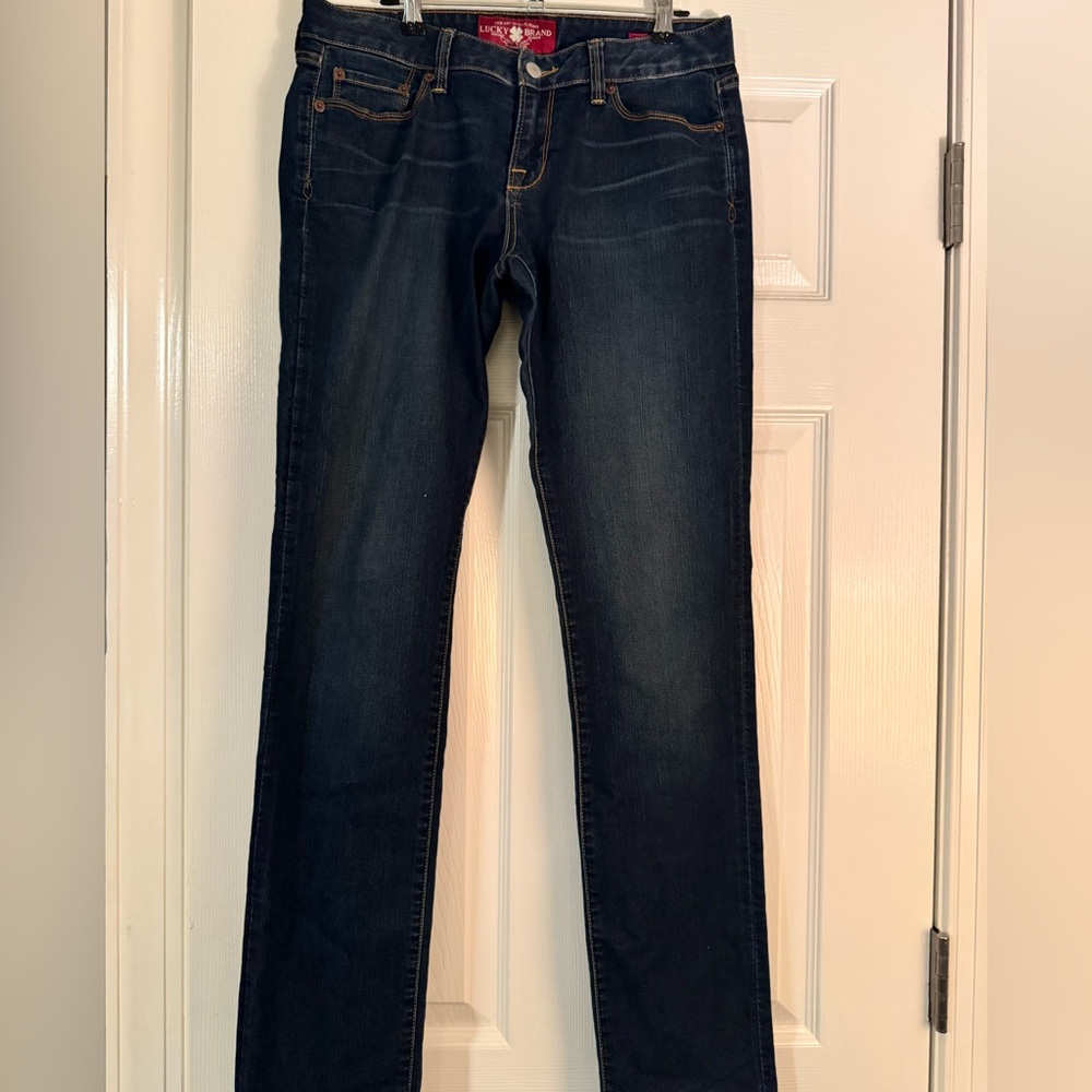 Lucky Brand Dark Blue Women's Lola Straight Leg Jeans